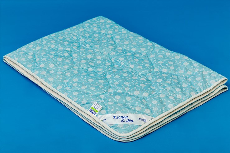 Одеяло легкое двуспальное Хлопок &  Лен в Смоленске - изображение 2