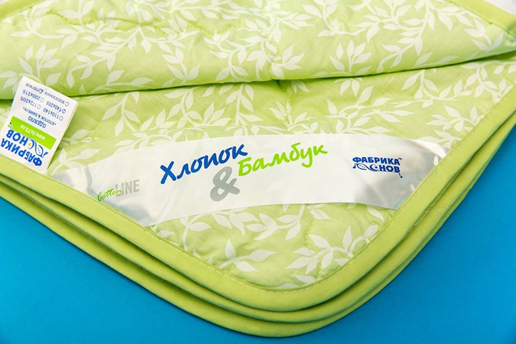 Одеяло лёгкое полутороспальное Хлопок & Бамбук в Смоленске - изображение 1