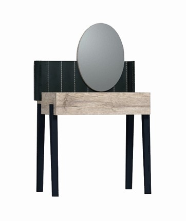Туалетный столик Nature 43, Гаскон Пайн-Черный в Смоленске - изображение