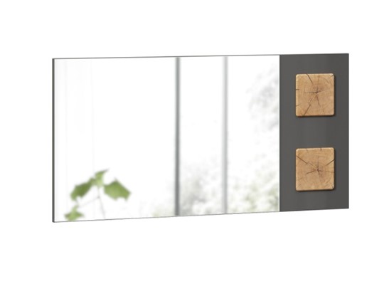 Зеркало настенное Фиджи 659.420, Антрацит глянец в Смоленске - изображение