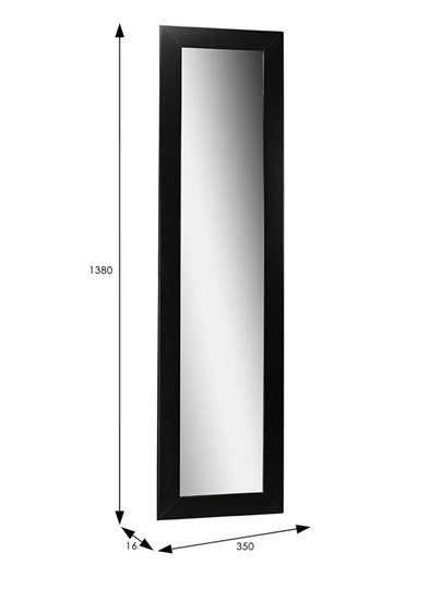 Настенное зеркало BeautyStyle 9 (черный) в Смоленске - изображение 2