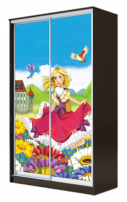 Шкаф детский ХИТ 23-4-17-77-11, Принцесса, венге в Смоленске - изображение