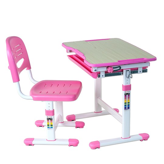 Парта растущая + стул Piccolino Pink в Смоленске - изображение 1
