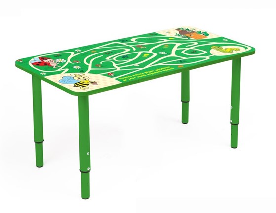 Растущий стол Насекомые (Бежевый,Зеленый) в Смоленске - изображение