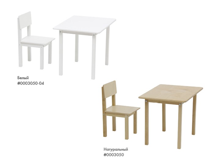 Комплект детской мебели POLINI Kids Simple 105 S Белый в Смоленске - изображение 4