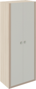 Шкаф распашной Глэдис М22 (Шимо светлый/Белый текстурный) в Смоленске