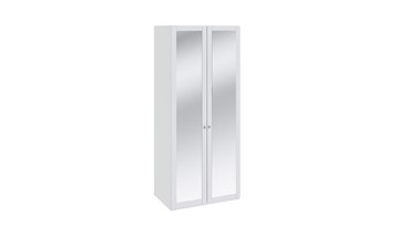 Распашной шкаф Ривьера для одежды с зеркальными дверями СМ 241.07.102 в Смоленске