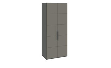 Шкаф распашной Наоми с 2-мя дверями, цвет Фон серый, Джут  СМ-208.07.03 в Смоленске - предосмотр
