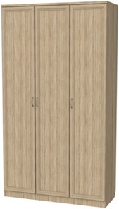 Шкаф распашной 106 3-х створчатый, цвет Дуб Сонома в Смоленске - предосмотр