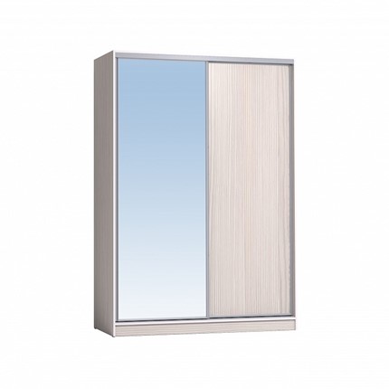 Шкаф 1600 Домашний Зеркало/ЛДСП, Бодега светлый в Смоленске - изображение