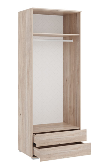 Шкаф для одежды Лайк 55.01, дуб мария/горчица в Смоленске - изображение 2