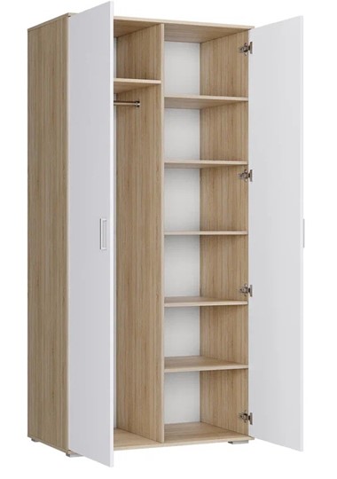 Шкаф в спальню ШРК-2 Лайт Дуб сонома / Белый в Смоленске - изображение 1