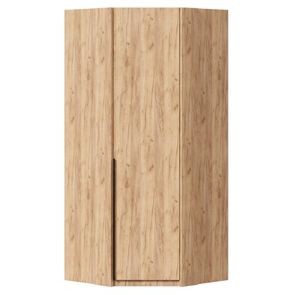 Распашной угловой шкаф Норд ЛД 677.080.000.032 (Дуб золотой) в Смоленске - изображение