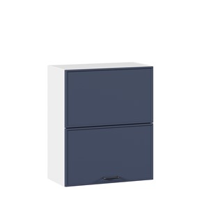Кухонный горизонтальный шкаф 600 комбинированный Индиго ЛД 298.970.000.125, Белый/Тёмно-синий в Смоленске