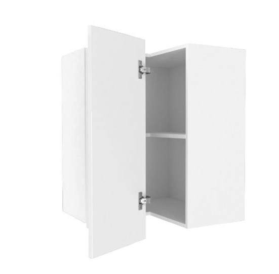 Шкаф кухонный угловой Шервуд, ЛД 281.500.000.169, белый/белый глянец в Смоленске - изображение 1