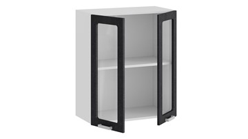 Навесной кухонный шкаф Гранита 1В6С (Белый/Бетон графит) в Смоленске - предосмотр 1