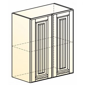 Шкаф на кухню Бавария L600 H720 (2 дв. гл.) в Смоленске