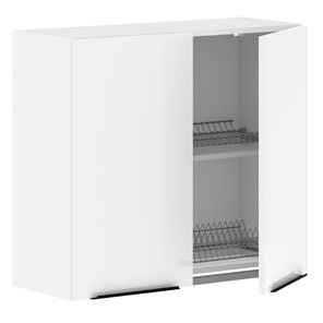 Кухонный шкаф с посудосушителем IBIZA Белый MHSU 8072.1P (800х320х720) в Смоленске - предосмотр