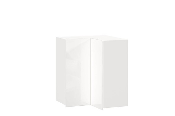 Шкаф кухонный угловой Шервуд, ЛД 281.500.000.169, белый/белый глянец в Смоленске - изображение