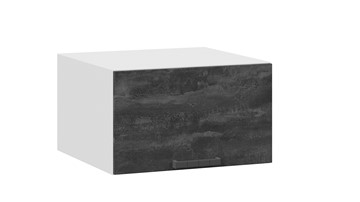 Навесной шкаф Детройт 1В6ГП (Белый/Угольный Камень) в Смоленске