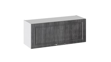 Кухонный навесной шкаф Прованс (Белый глянец/Санторини темный) В_36-90_1ДО в Смоленске