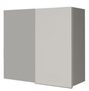 Кухонный навесной шкаф ВУП 760 Серый/Белый в Смоленске