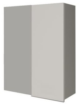 Кухонный навесной шкаф ВУП 980 Белое гладкое Ламарти/Белый в Смоленске - изображение