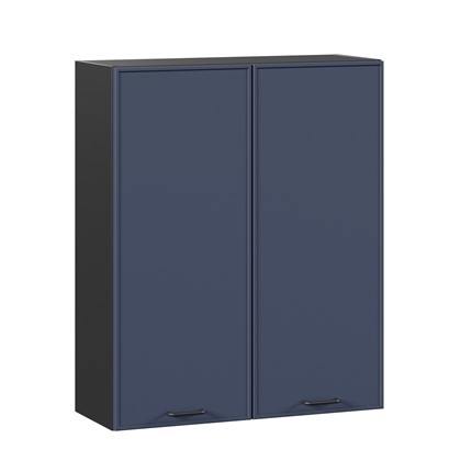 Кухонный навесной шкаф высокий 800 Индиго 298.460.000.155, Чёрный/Тёмно-синий в Смоленске - изображение