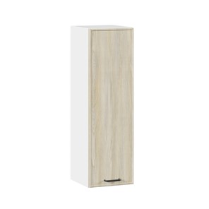 Навесной кухонный шкаф высокий 300 Индиго ЛД 298.410.000.024, Белый/Дуб Мадейра топаз в Смоленске