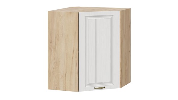 Кухонный шкаф угловой Лина 1В6У (Дуб Крафт Золотой/Белый) в Смоленске - изображение