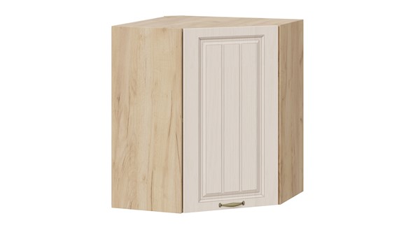 Кухонный шкаф угловой Лина 1В6У (Дуб Крафт Золотой/Крем) в Смоленске - изображение