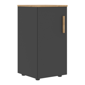 Низкий шкаф колонна с глухой дверью левой FORTA Графит-Дуб Гамильтон  FLC 40.1 (L) (399х404х801) в Смоленске