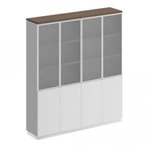 Шкаф для документов со стеклянными дверьми Speech Cube (180.2x40x203.4) СИ 315 ДГ БП ДГ/ХР в Смоленске