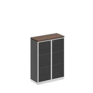 Шкаф для документов средний стекло в рамке Speech Cube (90x40x124.6) СИ 319 ДГ АР ХР в Смоленске