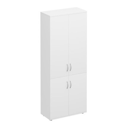 Шкаф для документов закрытый 4-дверный Комфорт КФ, белый премиум (80x38x200) К 373 в Смоленске - изображение