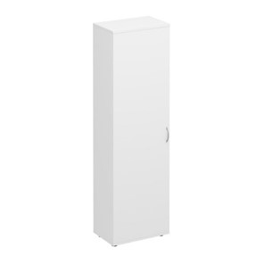 Шкаф для одежды Комфорт, белый премиум (60х38х200) К 517 в Смоленске