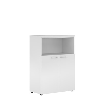 Шкаф средний XTEN Белый  XMC 85.3 (850х410х1165) в Смоленске - изображение