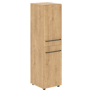 Шкаф узкий средний с глухими дверьми LOFTIS Дуб Бофорд LMC LMC 40.4 (400х430х1517) в Смоленске