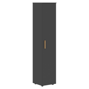 Высокий шкаф колонна с глухой дверью FORTA Черный Графит  FHC 40.1 (L/R) (399х404х1965) в Смоленске