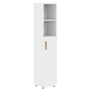 Высокий шкаф колонна с глухой средней дверью правой FORTA Белый FHC 40.5 (R) (399х404х1965) в Смоленске