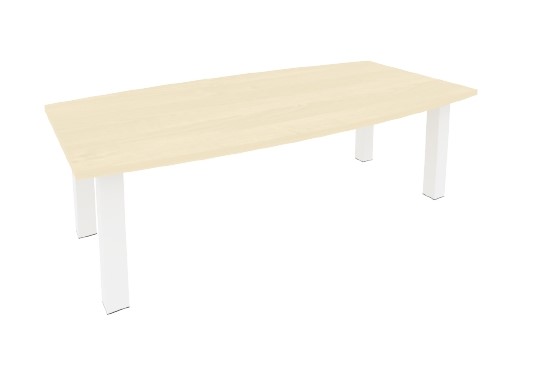 Переговорный стол KPRG-1 Белый/Клен в Смоленске - изображение