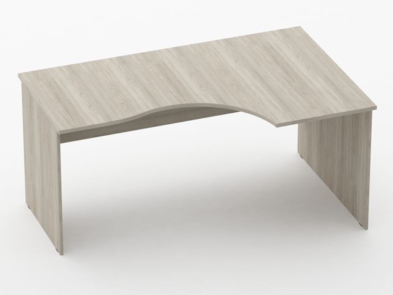 Угловой стол Twin 12.11.16Л,  дуб Сантана 1590х1000(680)х751 в Смоленске - изображение