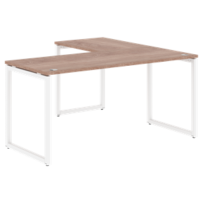 Письменный стол угловой левый XTEN-Q Дуб-сонома- белый XQCT 1615 (L) (1600х1500х750) в Смоленске
