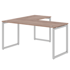 Письменный стол угловой правый XTEN-Q Дуб-сонома- серебро XQCT 1615 (R) (1600х1500х750) в Смоленске