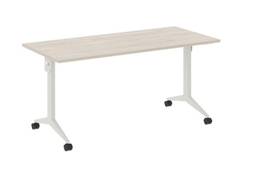 Складной стол X.M-4.7, Металл белый/Денвер светлый в Смоленске