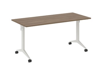 Складной стол X.M-5.7, Металл белый/Дуб Аризона в Смоленске