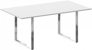 Конференц-стол переговорный Metal system direct БО.ПРГ-180 Белый в Смоленске