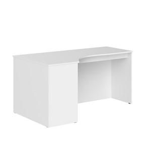 Письменный стол SIMPLE SE-1600 L левый 1600х900х760 белый в Смоленске