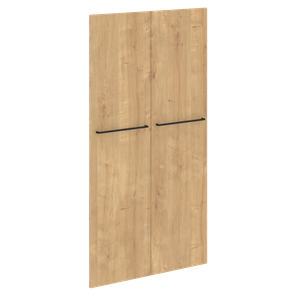 Дверь двойная  глухая средняя LOFTIS Дуб Бофорд LMD 40-2 (790х18х1470) в Смоленске