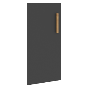 Дверь для шкафа низкая левая FORTA Черный ГрафитFLD 40-1(L) (396х18х766) в Смоленске